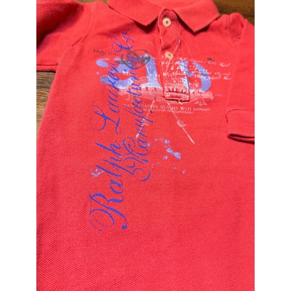 Vintage Ralph Lauren Y2K one piece polo style outfit.  Size 6 months.